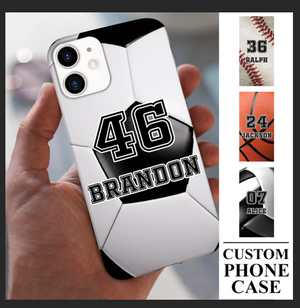 Personalized Balls Custom Name&Number Phone Case