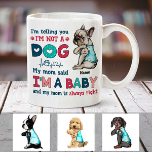 Personalized Dog Mom Baby