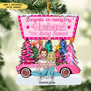 You're By Far My favorite - Christmas Tree Ornament - Personalized Ornament - Couple Gifts