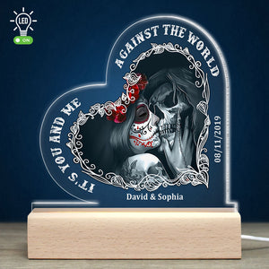 It's You And Me, Personalized Led Light, Gift For Couple