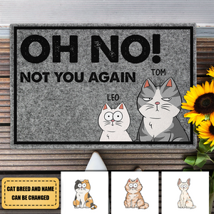 Oh No! Not You Again - Personalized Doormat