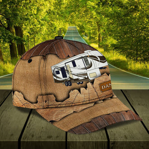 Camping Wooden Personalized Cap - CP113PS08