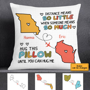 Long Distance Drawing Pillow