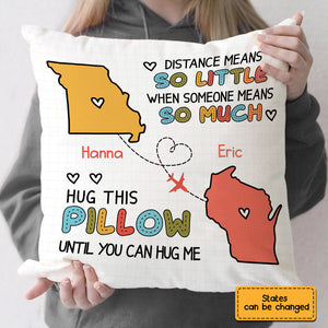 Long Distance Drawing Pillow
