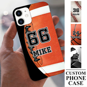 Personalized Balls Custom Name&Number Phone Case