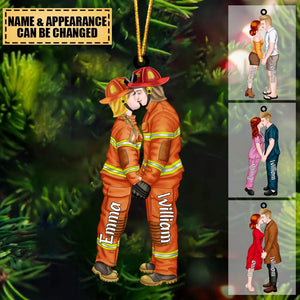 Military Fireifighter Nurse EMS Police Couple-Gift For Him/ Gift For Her- Christmas Gift- Personalized Ornament