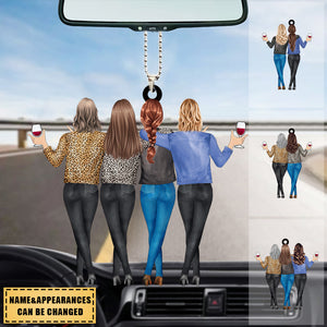 Besties, Tolerating, Bonding Over, Keeping Each Other Sane - Personalized Ornament