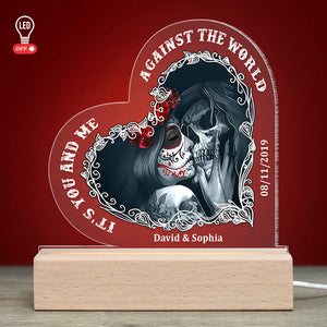 It's You And Me, Personalized Led Light, Gift For Couple