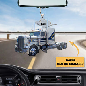 Trucker Jack Burton’s Trucking The Pork, Personalized Flat Ornament