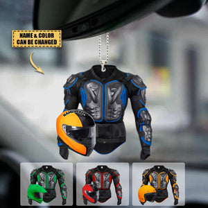 Sport Bike Gear Personalized Ornament - Gift For Bikers