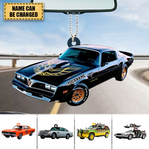 Personalized Classic Car Ornament - Custom Name And Number For Car Lovers