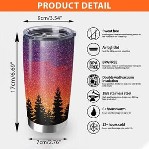 Those We Love Don't Go Away Personalized Tumbler Memories In Heaven