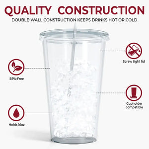 Personalized Acrylic Tumbler - Birthday, Nurse's Day Gift For Nurse - She Works Willingly With Her Hands ARND018