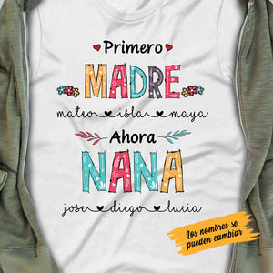 Personalized Grandma Abuela Spanish T Shirt AP264 30O58