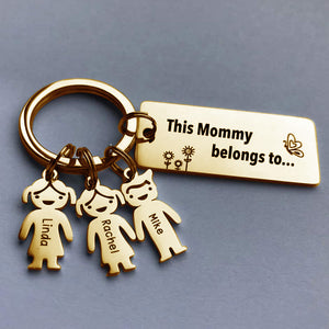 Mother's Day & Father's Day Gift! Personalized Family Name Keychain