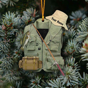 Fishing Lovers - Personalized Christmas Ornament