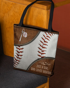 Love Baseball All-Over Tote