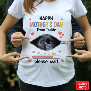 Personalized Gift For Future Mommy Happy Mother's Day From Inside T-Shirt - NT - NN1304222