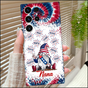 Grandma Firecracker Grandkids Independence Day Personalized Phone Case