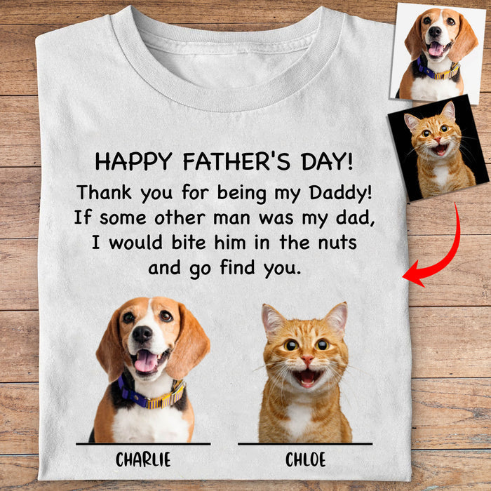 Thank You Being Daddy Dog Cat Dad Shirt