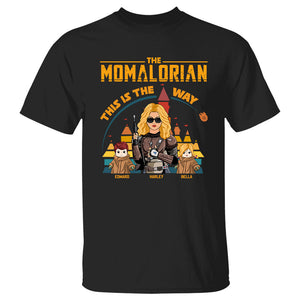 The Momalorian This Is The Way - Personalized T-shirt For Mom Dad/Grandma Grandpa