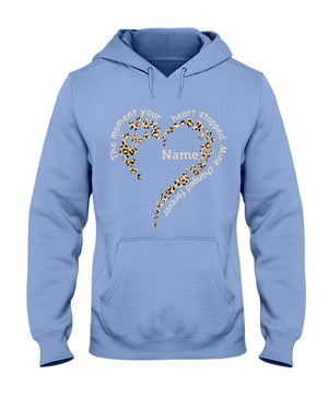 The moment your heart stopped mine changed forever Hooded Sweatshirt