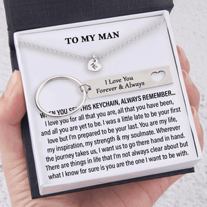 When You See This Keychain Always Remember-Personalized Keychain And Heart Keychain