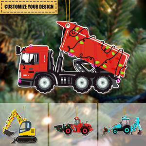 Gift For Child Construction Ornament