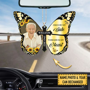 IN LOVING MEMORY GIFTS – GOD HAS YOU IN HIS ARMS PERSONALIZED CUSTOM BUTTERFLY ORNAMENT