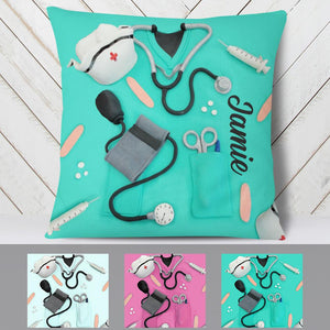 Personalized Nurse Life Pillow(Insert Included)