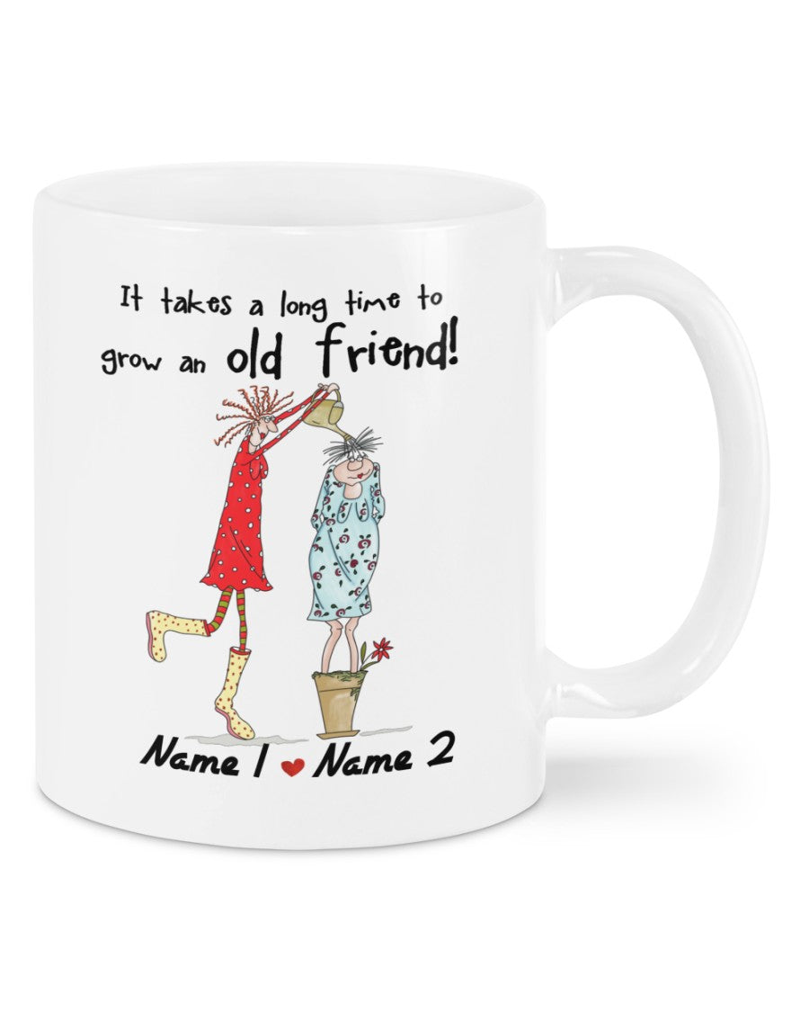 Personalized Funny Mug For Old Friend Mugs