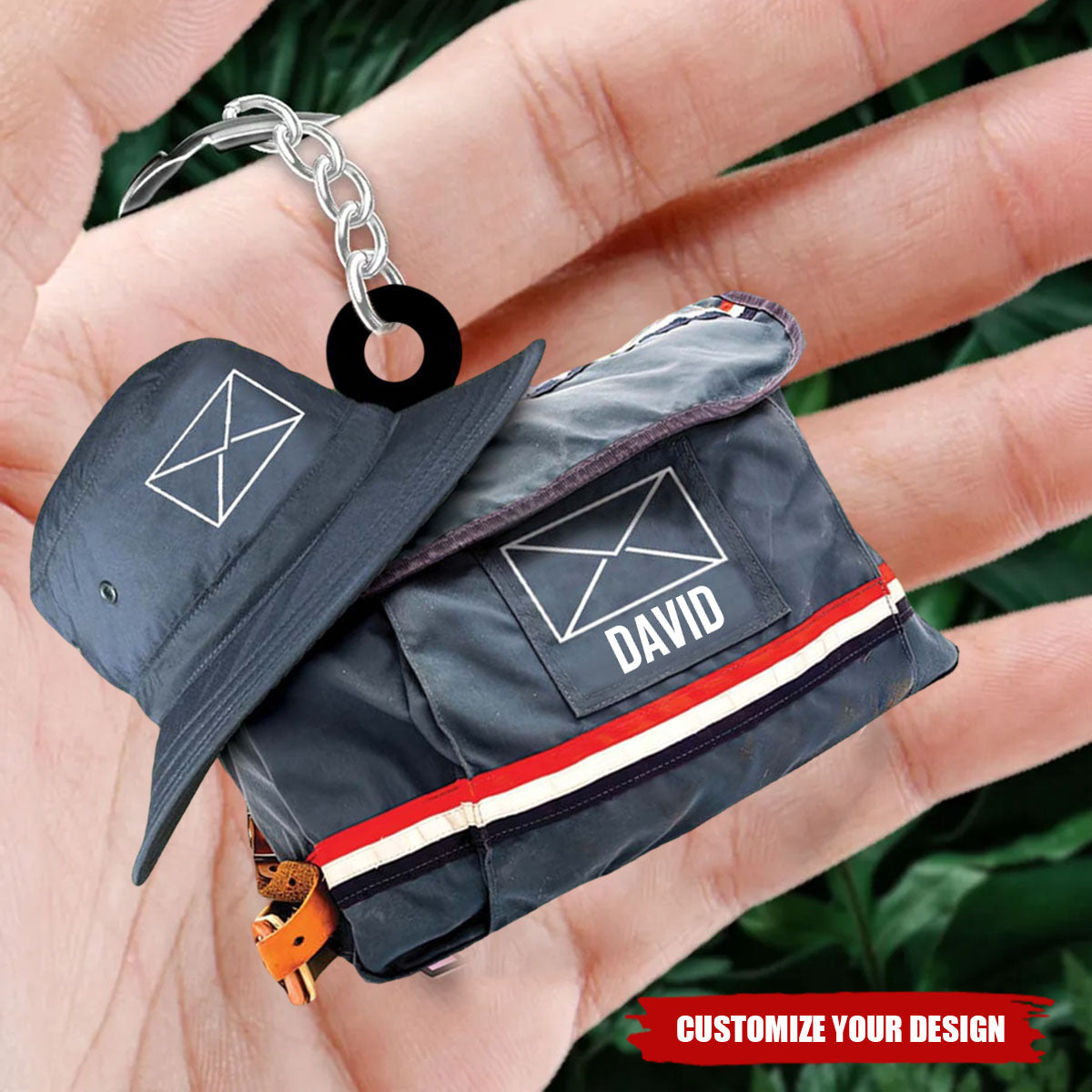 Personalized Postal Worker Keychain - Custom Postal Worker Keychain