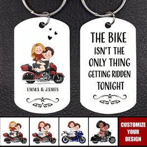 I Will Ride You - Personalized Couple Stainless Steel Keychain