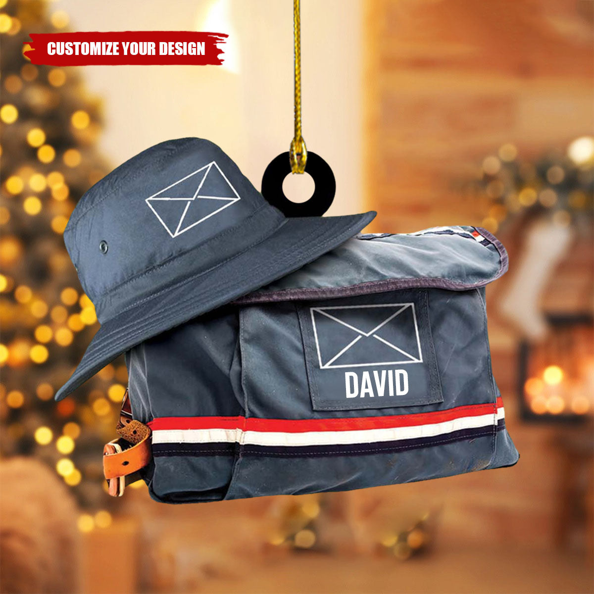 Personalized Postal Worker Ornament - Custom Postal Worker Ornament