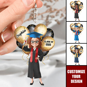 Graduate Today, Legend Forever - Family Personalized Acrylic Keychain