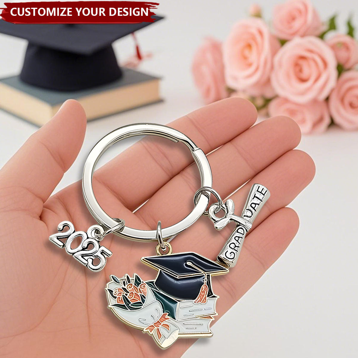 Personalized Graduation Keychain - Perfect Gift For Your Family, Friends