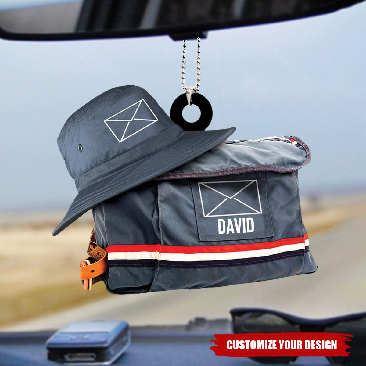Personalized Postal Worker Car Ornament - Gift for Postal Worker