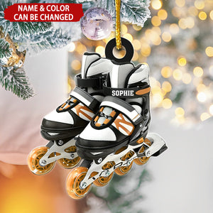 Roller Skate Personalized Christmas Ornament, Gift For Roller Skate Lovers