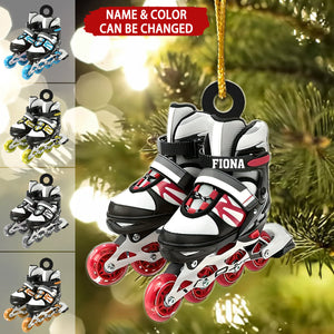 Roller Skate Personalized Christmas Ornament, Gift For Roller Skate Lovers