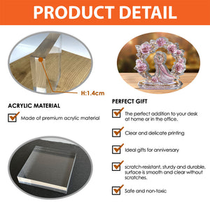 You & Me We Got This - Personalized Custom Shaped Acrylic Plaque, Gift for Couple