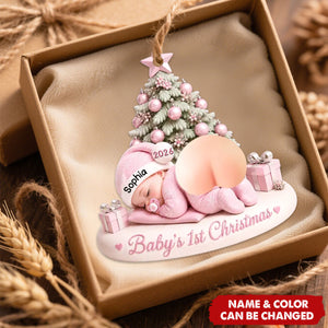First Christmas Baby - Personalized Squishy Acrylic Ornament