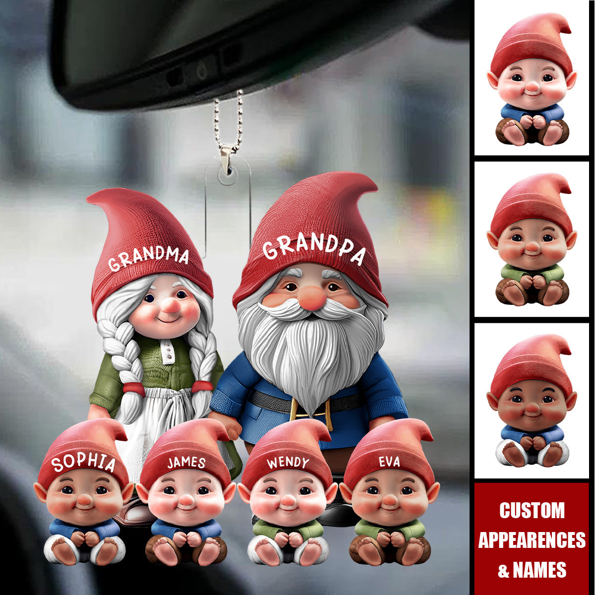 Dwarf There's No Place Like Grandma & Grandpa's House - Personalized Ornament