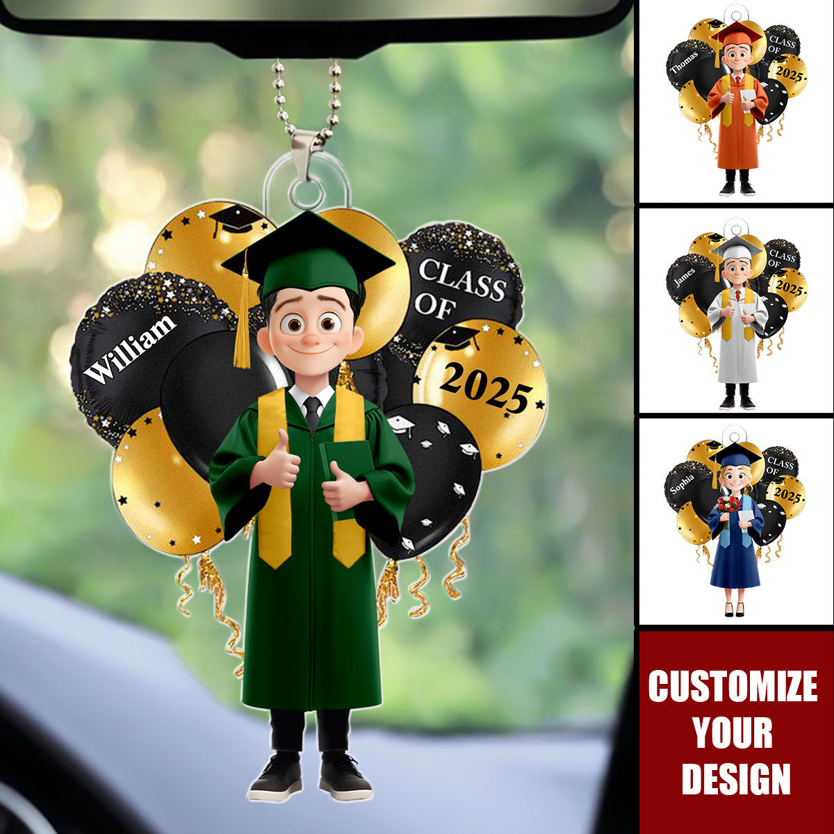 Graduation Celebration - Personalized Acrylic Ornament