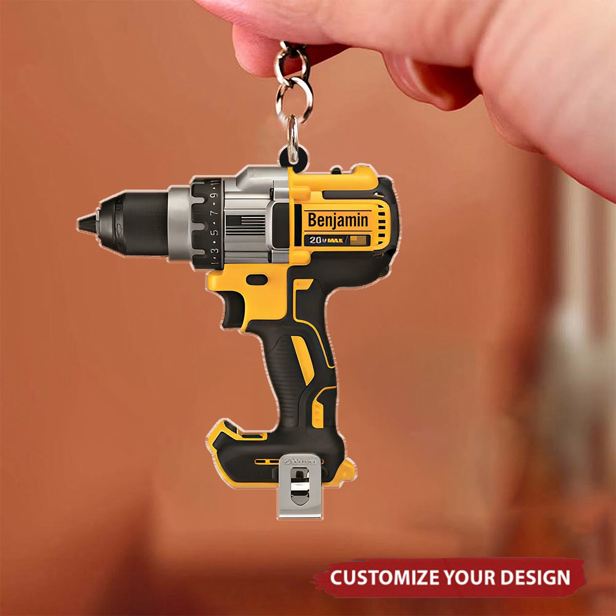 Power Tool - Personalized Acrylic Keychain