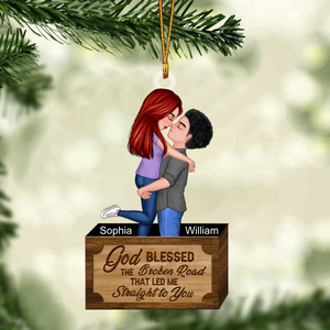 Personalized Couple Portrait, Firefighter, Nurse, Police Officer, Teacher Ornament Gifts by Occupation