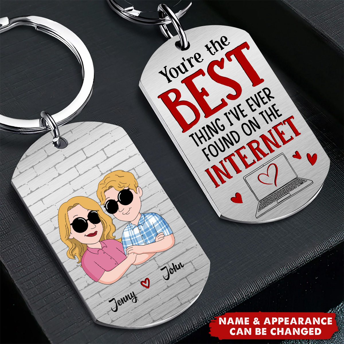 Couple, You Are The Best Thing, Personalized Keychain, Couple Gift