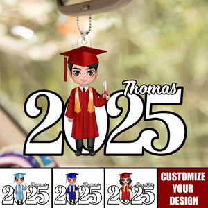 2025 Graduation Senior Personalized Acrylic Car Ornament