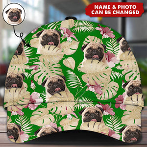 Custom Photo Tropical Style Dog Cat Personalized Classic Cap