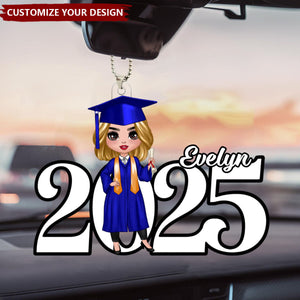 2025 Graduation Senior Personalized Acrylic Car Ornament