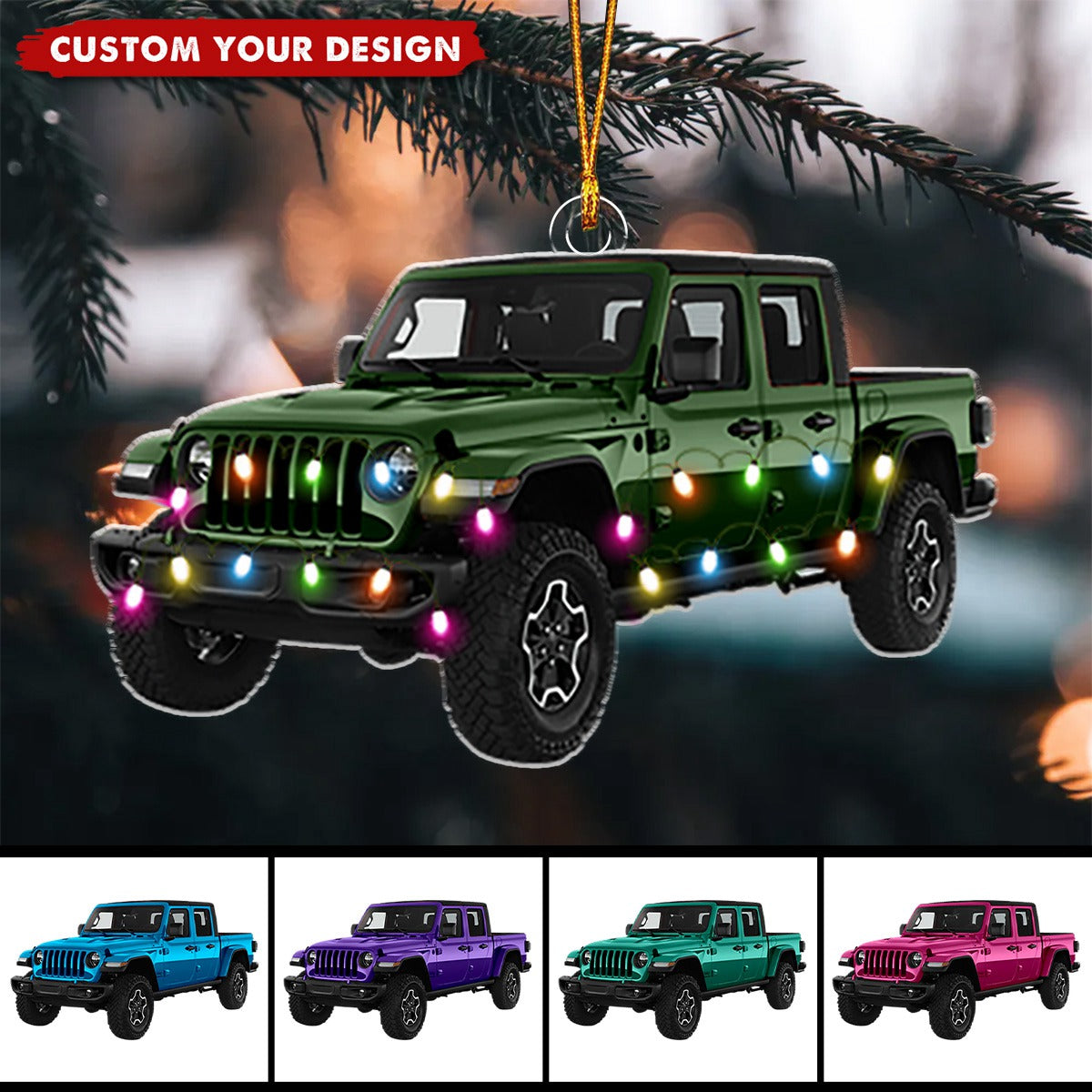 Personalized Gifts For Off Road Lovers Christmas Ornament